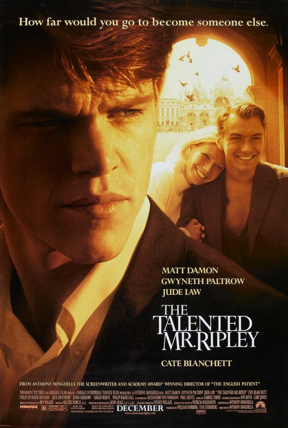 مشاهدة فيلم The Talented Mr. Ripley 1999 مترجم