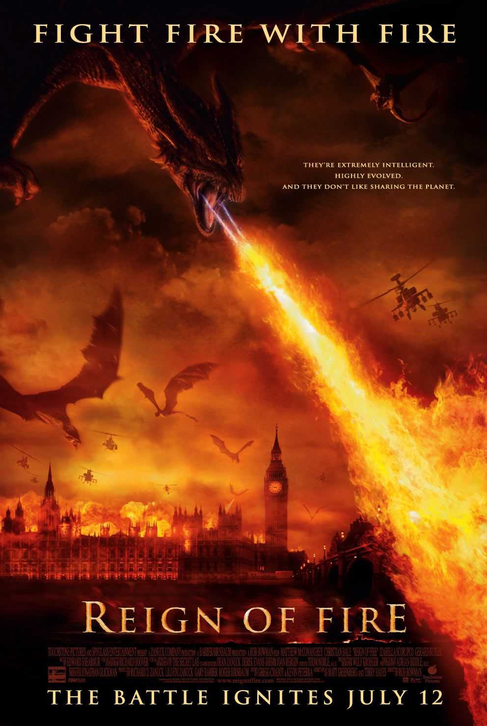 مشاهدة فيلم Reign Of Fire 2002 مترجم