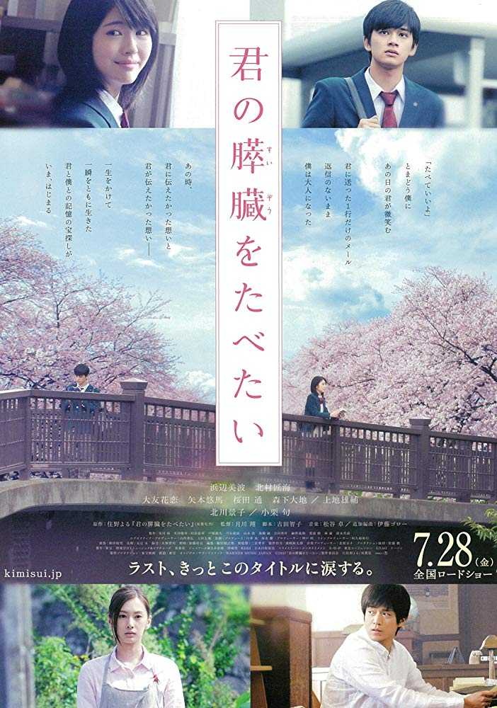 مشاهدة فيلم Kimi no suizô o tabetai 2017 مترجم