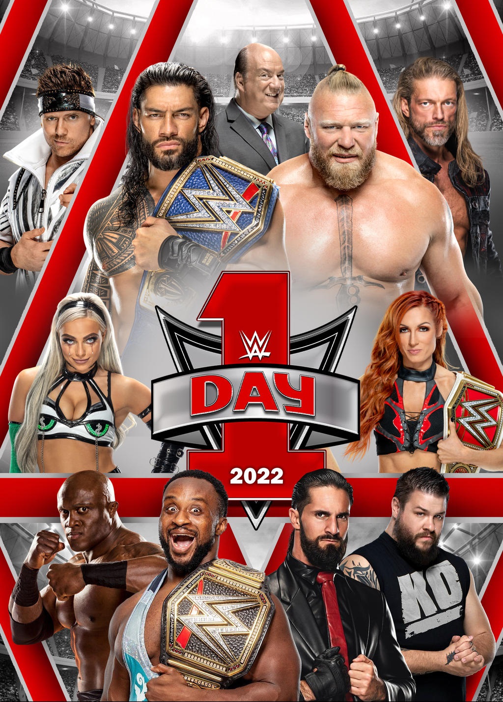 مشاهدة عرض WWE Day 1 2022 مترجم