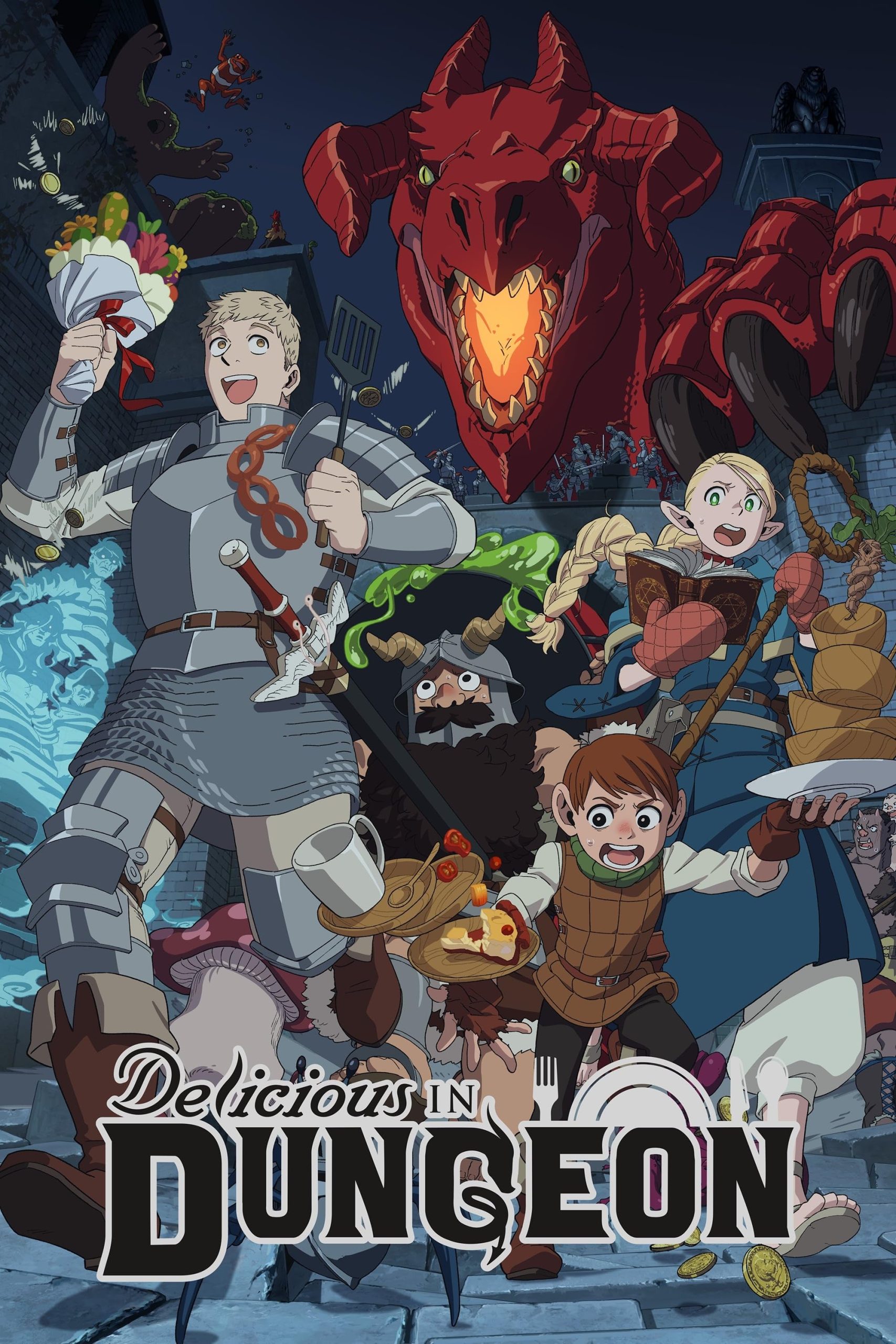 انمي Dungeon Meshi موسم 1 حلقة 3